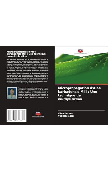 Micropropagation d'Aloe barbadensis Mill