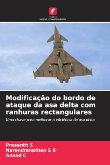 Modificação do bordo de ataque da asa delta com ranhuras rectangulares