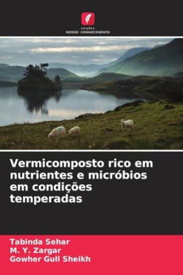 Vermicomposto rico em nutrientes e micróbios em condições temperadas