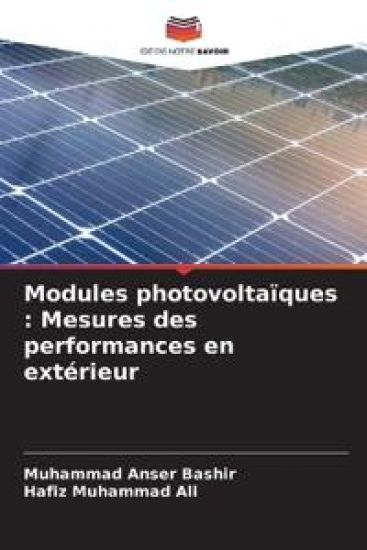Modules photovoltaïques : Mesures des performances en extérieur