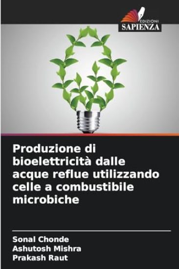Produzione di bioelettricità dalle acque reflue utilizzando celle a combustibile microbiche – Sonal Chonde, kirjan kansikuva
