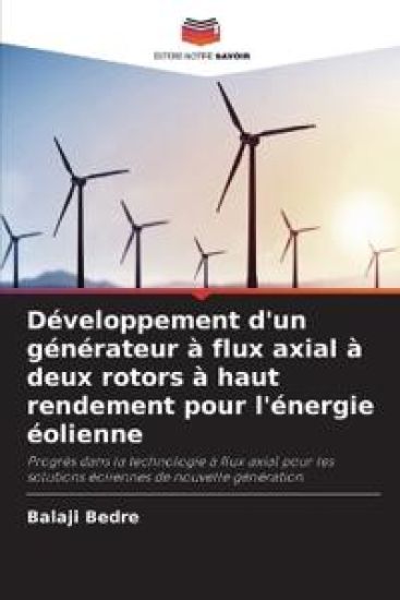 Développement d'un générateur à flux axial à deux rotors à haut rendement pour l'énergie éolienne