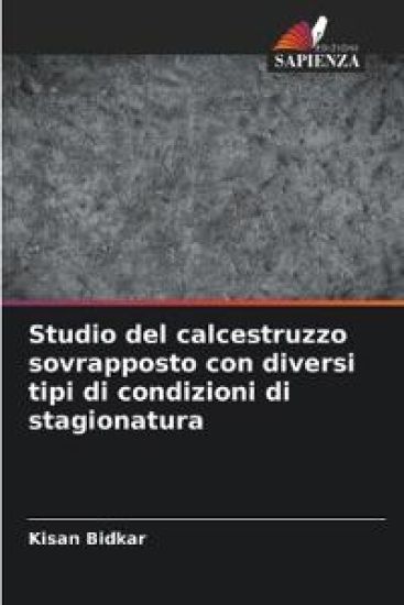 Studio del calcestruzzo sovrapposto con diversi tipi di condizioni di stagionatura