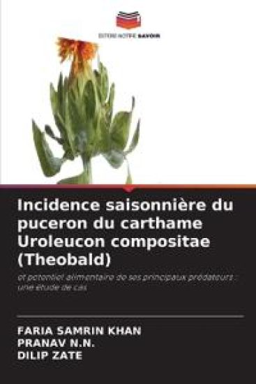 Incidence saisonnière du puceron du carthame Uroleucon compositae (Theobald)