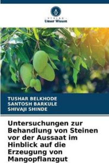 Untersuchungen zur Behandlung von Steinen vor der Aussaat im Hinblick auf die Erzeugung von Mangopflanzgut