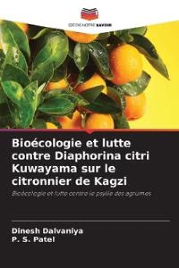 Bioécologie et lutte contre Diaphorina citri Kuwayama sur le citronnier de Kagzi