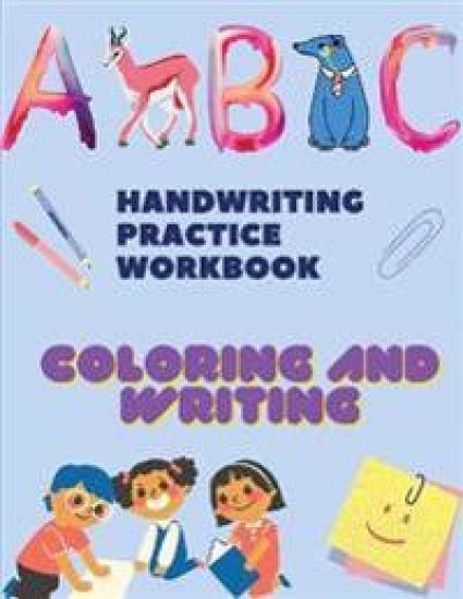 Handwriting Practice Workbook, Coloring and tracing Books