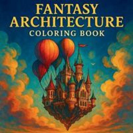 Fantasy Architecture Coloring Book