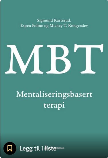 Mentaliseringsbasert terapi (MBT)