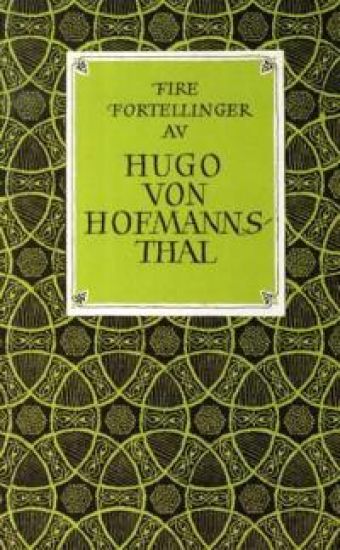 Fire fortellinger – Hugo von Hofmannsthal, kirjan kansikuva