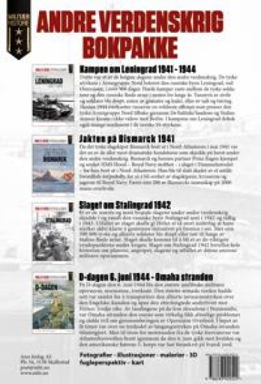 Militærhistorisk bokpakke andre verdenskrig