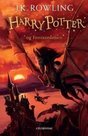 Harry Potter 5 - Harry Potter og Fønixordenen – J. K. Rowling, kirjan kansikuva