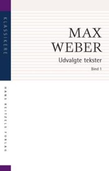 Udvalgte tekster – Max Weber, kirjan kansikuva