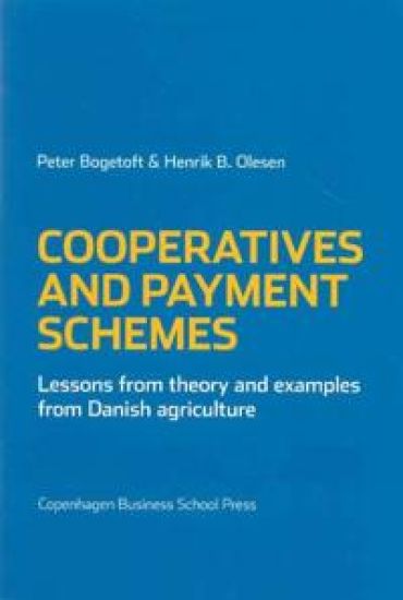 Cooperatives & Payment Schemes – Peter Bogetoft, kirjan kansikuva