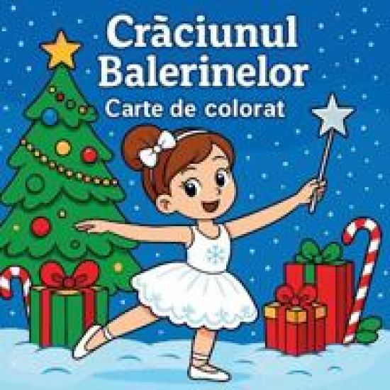 Craciunul Balerinelor - Carte de colorat