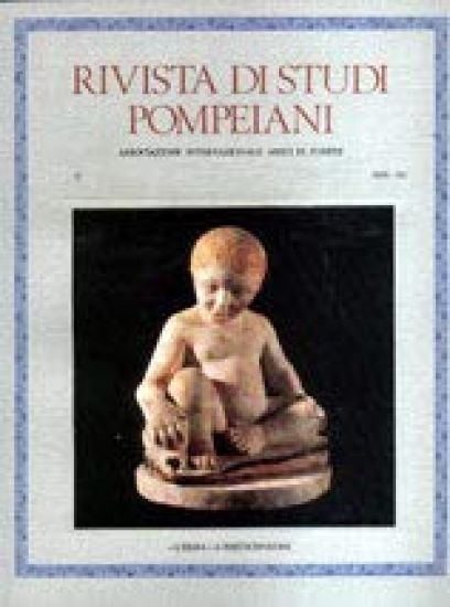 Rivista Di Studi Pompeiani: Associazione Internazionale Amici Di Pompei