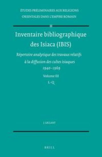 Inventaire bibliographique des Isiaca (IBIS)