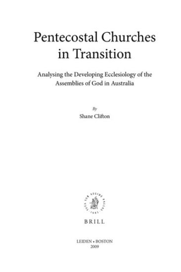 Pentecostal Churches in Transition