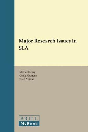 Major research issues in SLA