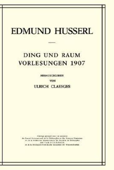 Ding und Raum