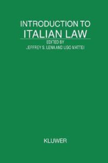 Introduction to Italian Law
