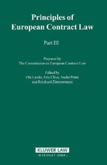 Principles of European Contract Law - Part III
