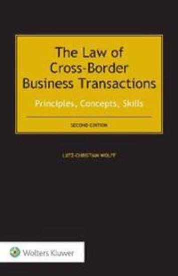 The Law of Cross-Border Business Transactions – Lutz-Christian wolff, kirjan kansikuva