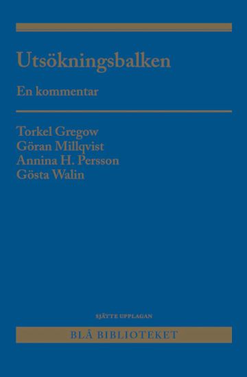 Utsökningsbalken : en kommentar