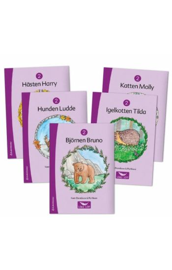 Läsa Lätt 2, fem olika böcker