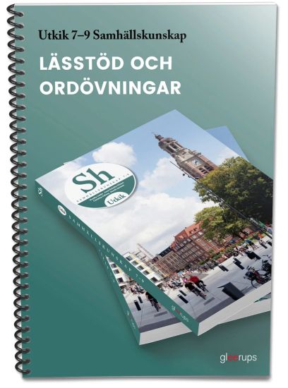 Utkik 7-9 Samhällskunskap - lässtöd och ordövningar – Monika Linder, kirjan kansikuva