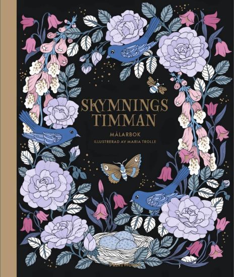 Skymningstimman - målarbok