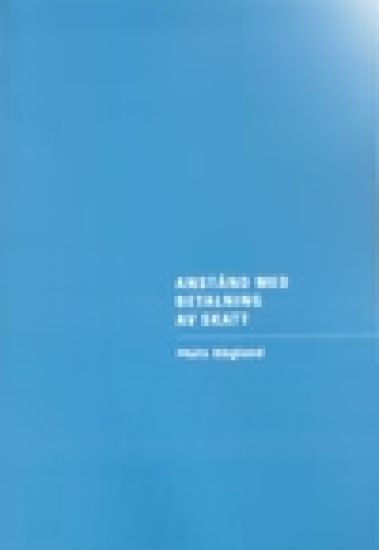 Anstånd med betalning av skatt