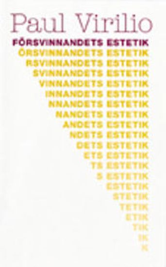Försvinnandets estetik