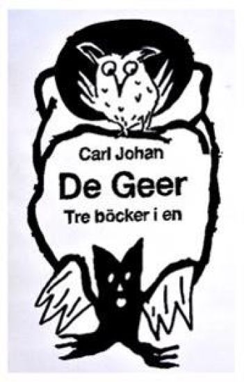 Tre böcker i en