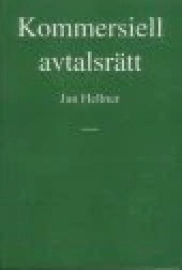 Kommersiell avtalsrätt