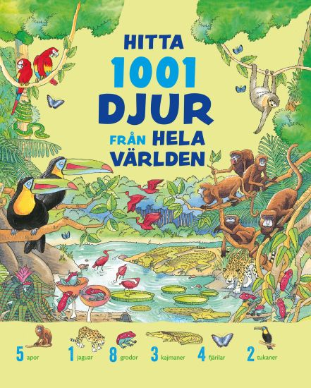 Hitta 1001 djur från hela världen