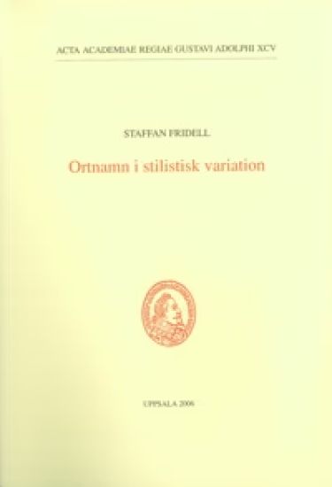 Ortnamn i stilistisk variation