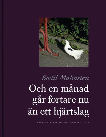 Och en månad går fortare nu än ett hjärtslag – Bodil Malmsten, kirjan kansikuva