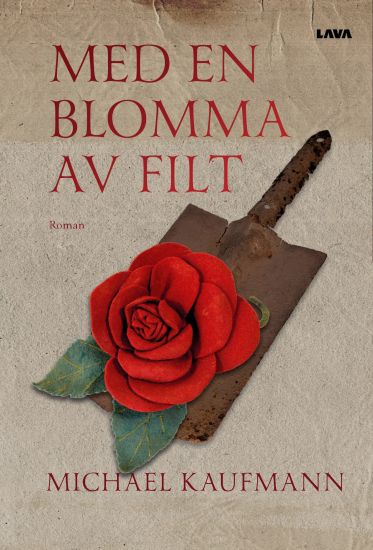 Med en blomma av filt