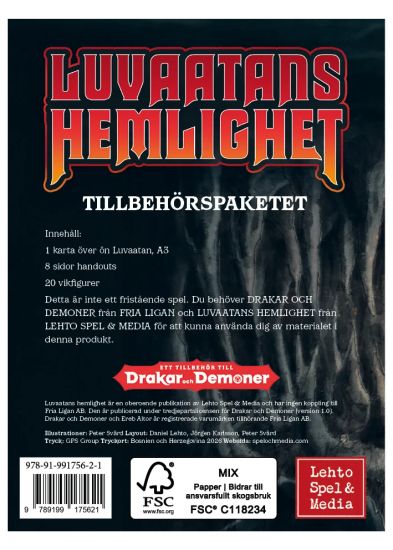 Luvaatans hemlighet - tillbehörspaketet