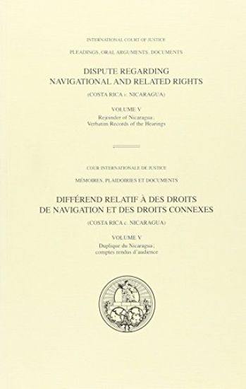 International Court of Justice Pleadings, Oral Arguments, Documents