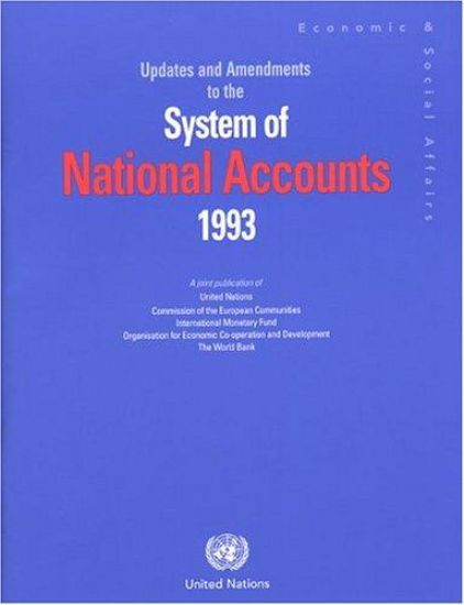Updates and Amendments to the System of National Accounts