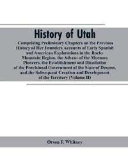 History of Utah