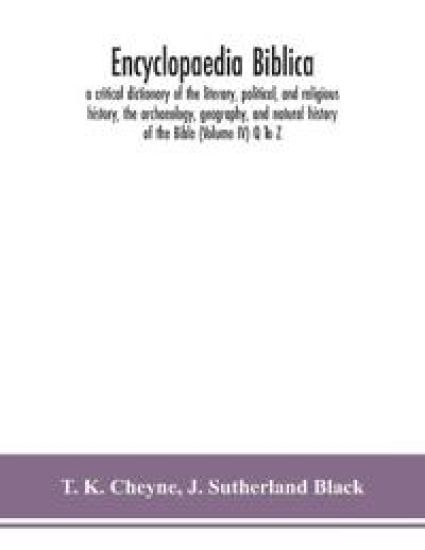 Encyclopaedia Biblica
