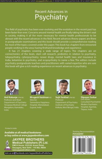 Recent Advances in Psychiatry