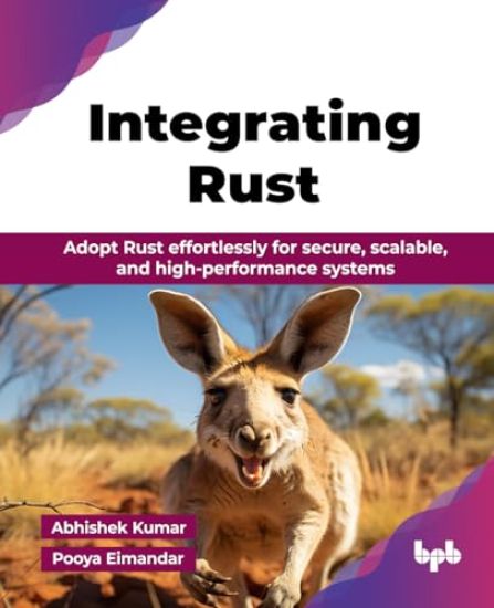 Integrating Rust – Abhishek Kumar, kirjan kansikuva