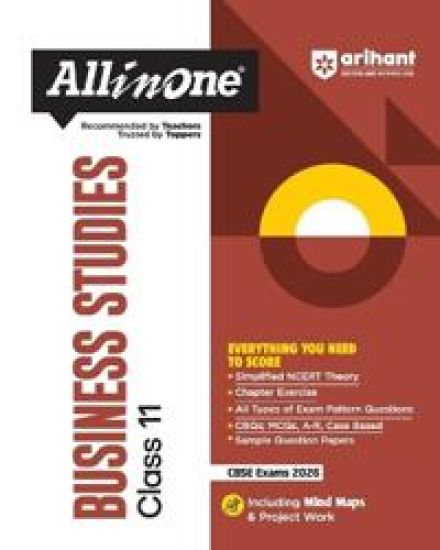 AIO CBSE Business Studies 11th – Ishita Agarwal, kirjan kansikuva