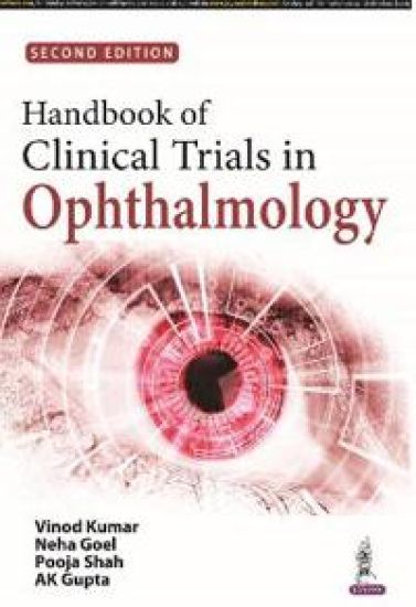 Handbook of Clinical Trials in Ophthalmology – Vinod Kumar, kirjan kansikuva