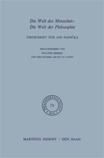 Die Welt des Menschen-Die Welt der Philosophie
