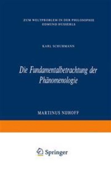 Die Fundamentalbetrachtung der Phänomenologie